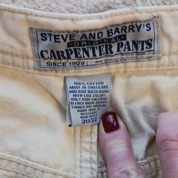 Cargo Carpenter Pants Size 31x32 - Picture 2 of 5